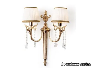 2299 - LED brass and crystal wall light _ Il Paralume Marina