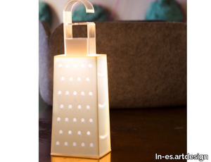 CACIO&PEPE BATTERY - Laprene® rechargeable battery powered lamp _ In-es.artdesign