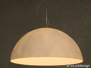 MEZZA LUNA NEBULITE - Nebulite® pendant lamp _ In-es.artdesign