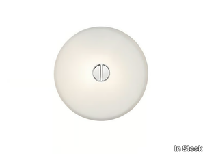 FLOS - MINI BUTTON GLASS - Die cast aluminium Outdoor wall Lamp _ In Stock