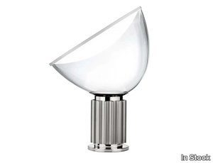 FLOS - TACCIA SMALL SILVER - LED glass and aluminium table lamp _ In Stock