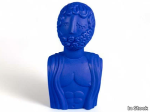 SELETTI - TERRACOTTA BUST MAN BLUE - Terracotta sculpture _ In Stock