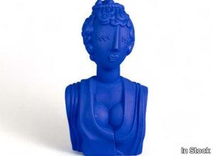 SELETTI - TERRACOTTA BUST POPPEA BLUE - Terracotta sculpture _ In Stock