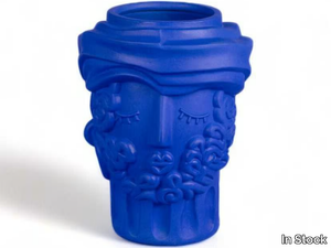 SELETTI - TERRACOTTA VASE MAN BLUE - Terracotta vase _ In Stock