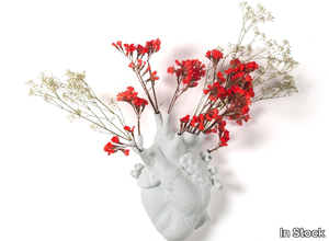 SELETTI - LOVE IN BLOOM WHITE - Porcelain vase _ In Stock
