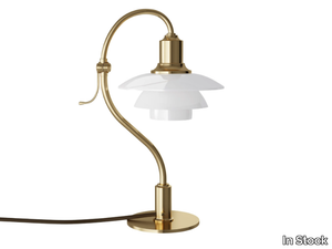 LOUIS POULSEN - PH 2/2 THE QUESTION MARK - Brass and opal glass table lamp _ In Stock