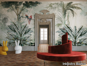 MONTSALVAT - Panoramic Tropical wallpaper _ Inkiostro Bianco