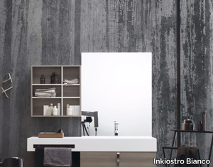 CLA CLA - Wood effect panoramic wallpaper _ Inkiostro Bianco