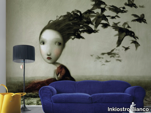 CORVI - Artistic wallpaper _ Inkiostro Bianco