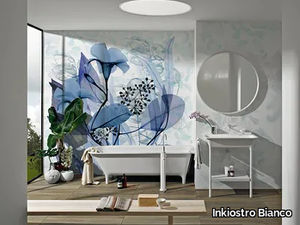 STAME - Panoramic wallpaper with floral pattern _ Inkiostro Bianco