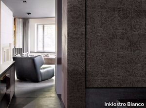 TISSU 4 - Damask panoramic textile effect wallpaper _ Inkiostro Bianco