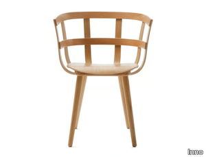 JULIE - Wooden chair with armrests _ Inno