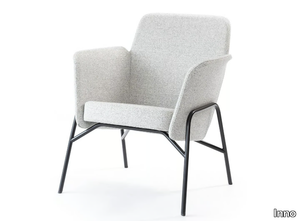 TAIVU COMPACT LOUNGE - Fabric easy chair with armrests _ Inno
