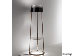 ANTEA - Floor lamp in glass and metal _ Italamp