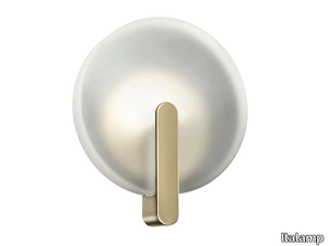 SINUA - LED satin glass wall lamp _ Italamp