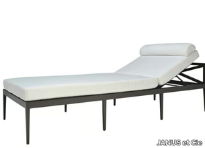 AZIMUTH CROSS - Powder coated aluminium sun lounger _ JANUS et Cie