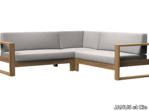 MATISSE TEAK - Sectional teak garden sofa _ JANUS et Cie