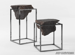 ANTIVOL - Lava stone coffee table and metal structure _ JCP UNIVERSE