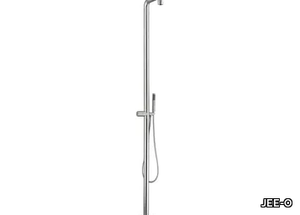 FLOW SHOWER 02 - Floor standing stainless steel shower panel with hand shower _ JEE-O