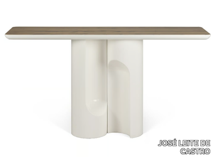 MUSK - Rectangular frake wood console table _ JOSÉ LEITE DE CASTRO