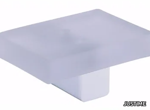 MARK - Wall-mounted satin glass soap dish _ JUSTIME