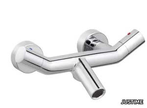 YES - Wall-mounted single handle chromed brass bathtub mixer _ JUSTIME