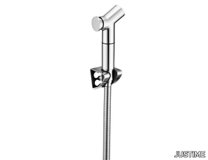 YES - Chromed brass handshower with hose with bracket _ JUSTIME