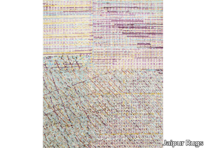 STATIC LU-01 Antique Wh./Light Sea Mist - Rectangular handmade rug _ Jaipur Rugs