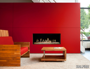 G100/41F - Wall-mounted built-in gas fireplace _ KALFIRE