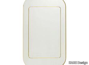 DOUBLE ROW - Rectangular framed wall-mounted mirror _ KARE Design