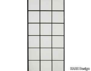 FINESTRA - Rectangular wall-mounted metal mirror _ KARE Design