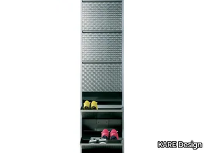 CARUSO SILVER - Steel shoe cabinet _ KARE Design