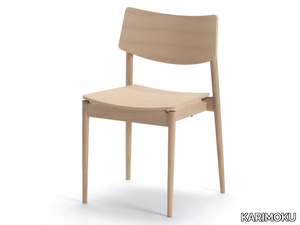 A-DC01 - Stackable wooden dining chair _ KARIMOKU