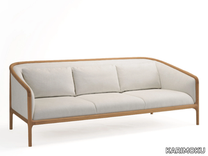 NF-LC01 - 3 seater wooden sofa _ KARIMOKU