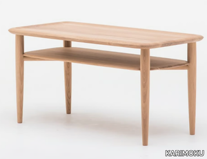 KUNST - Rectangular wooden coffee table _ KARIMOKU