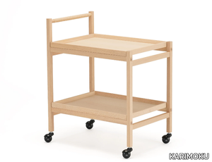 N-T01 - Wooden drinks trolley _ KARIMOKU