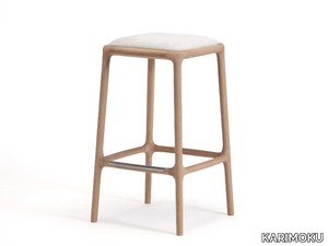 NF-BS01 - Upholstered wooden barstool _ KARIMOKU