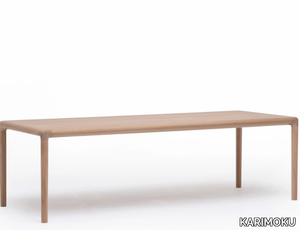 NF-DT01 - Rectangular wooden dining table _ KARIMOKU