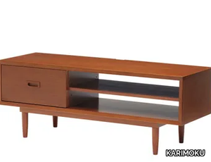 LOW BOARD 1200 - Low wooden TV cabinet with drawers _ KARIMOKU