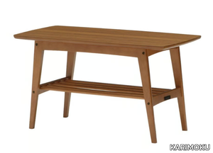 LIVING TABLE - Rectangular wooden high side table _ KARIMOKU