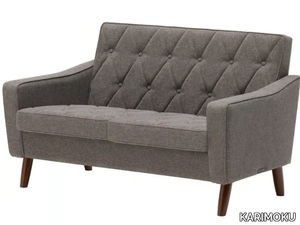 LOBBY - Tufted fabric small sofa _ KARIMOKU