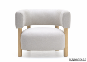 N-S03 - Fabric armchair with armrests _ KARIMOKU