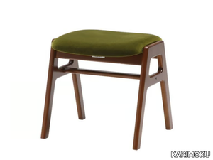 Stool - Wooden and fabric stacking stool _ KARIMOKU