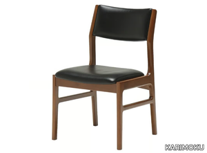 Upholstered chair - Upholstered vinyl leather chair _ KARIMOKU