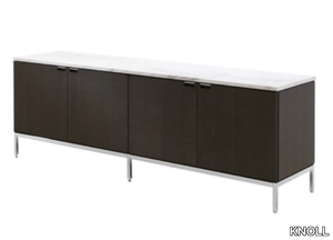 FLORENCE KNOLL CREDENZA - Wooden sideboard with doors _ KNOLL