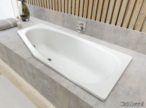 MINI RIGHT - Built-in enamelled steel bathtub _ Kaldewei