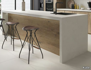HIGHWAY BONE - Porcelain stoneware wall tiles / kitchen worktop _ Kale