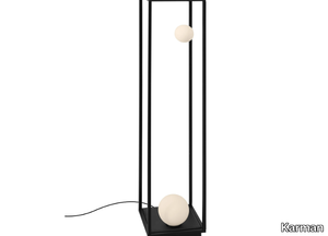 ABACHINA - LED aluminium floor lamp with tray _ Karman