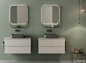 SIGNATURE 08 - Double wall-mounted vanity unit with drawers _ Karol