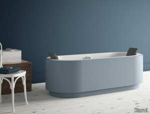 YUMA C - Freestanding oval Kcryl bathtub _ Karol